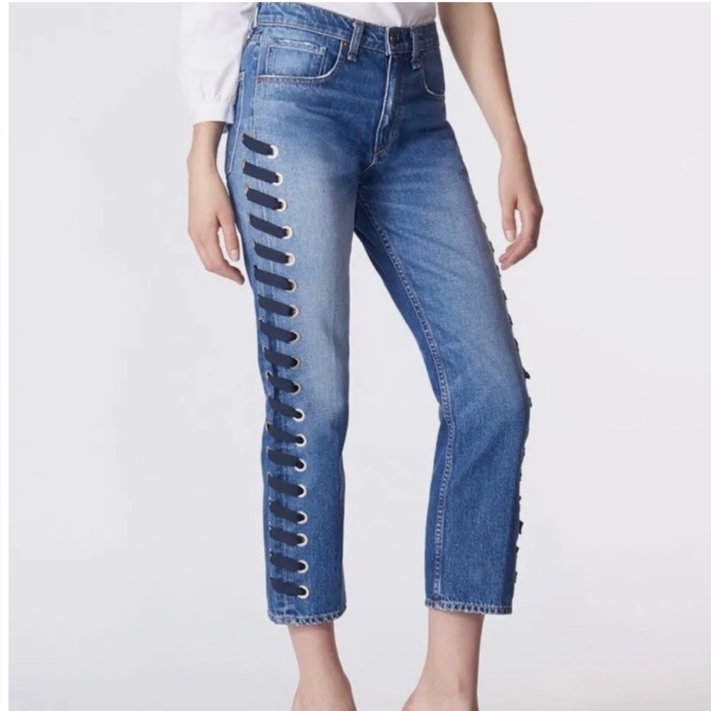 Veronica Beard Ines Lace Up Women’s Jeans size 25
